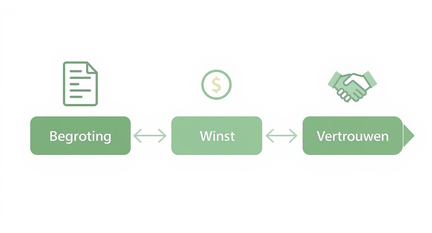 Infographic about begroting in excel maken