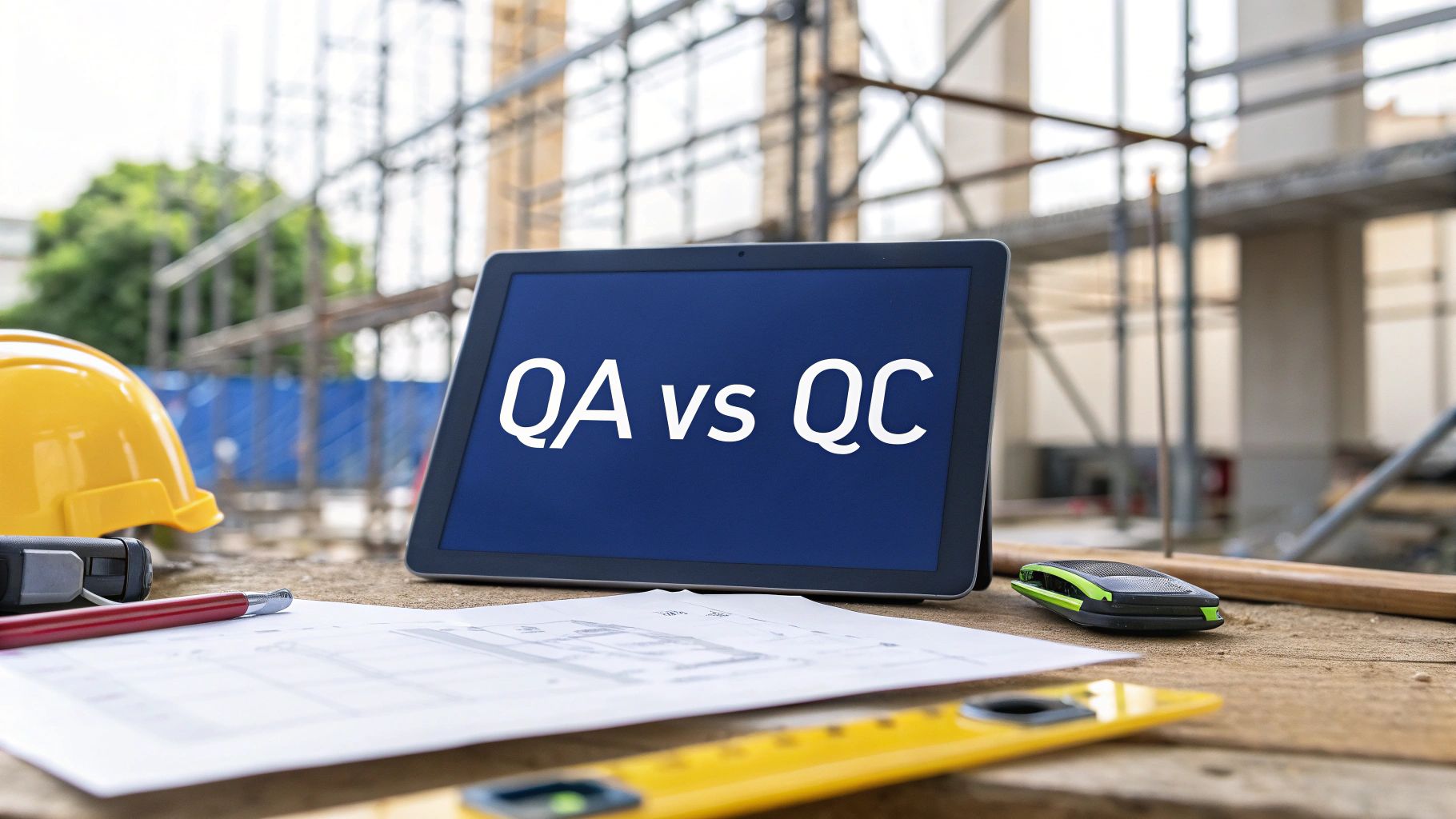 Het verschil tussen QA vs QC in de bouw uitgelegd