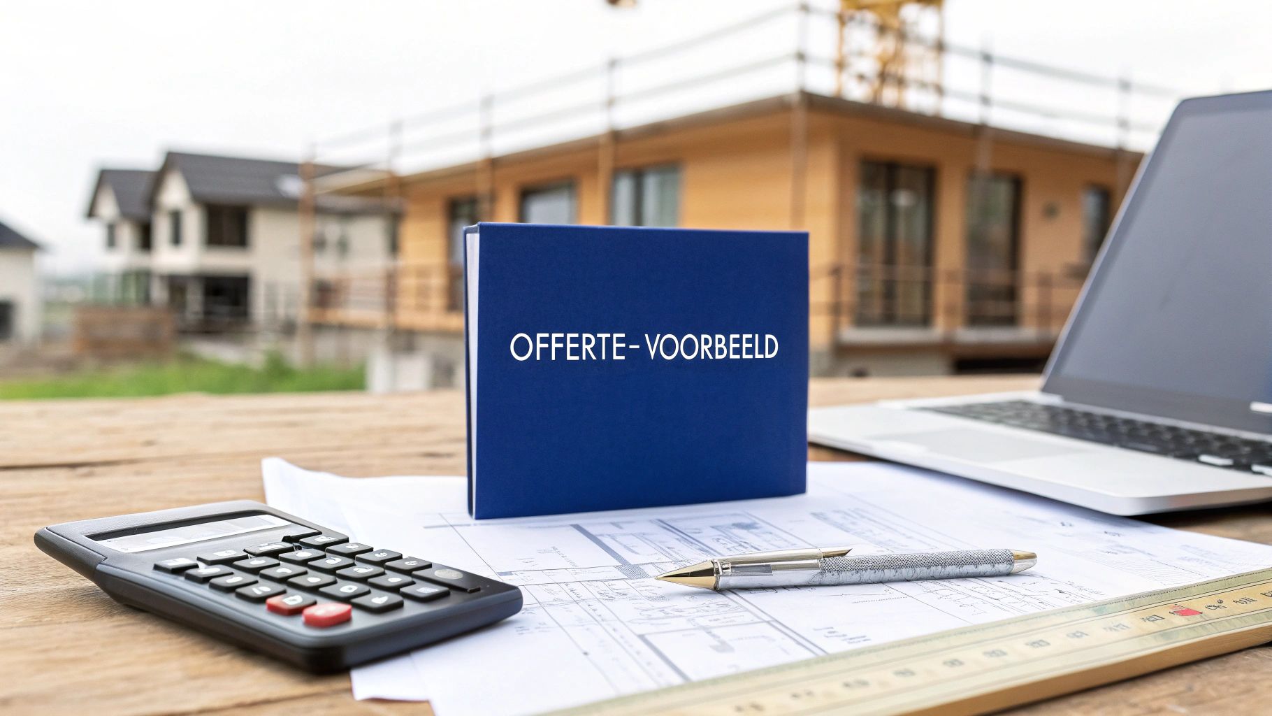 Een perfect offerte maken voorbeeld voor de bouw