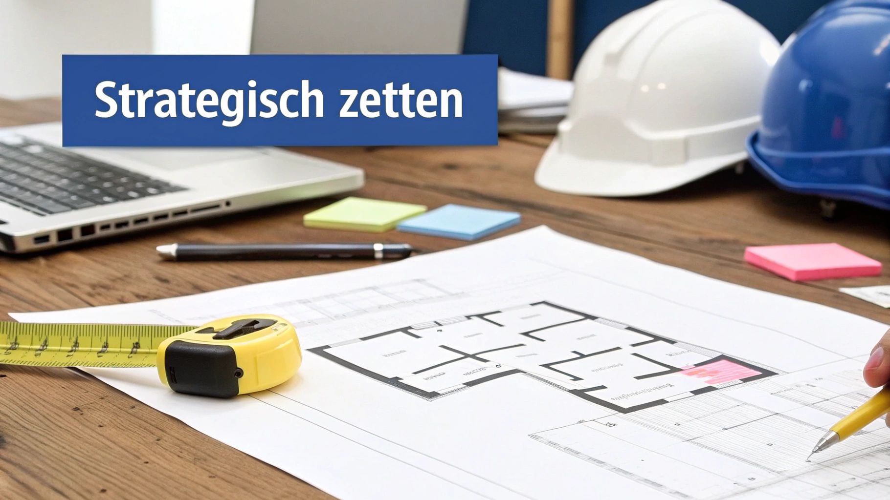 Een bouwvakker inspecteert een muur tijdens een renovatieproject