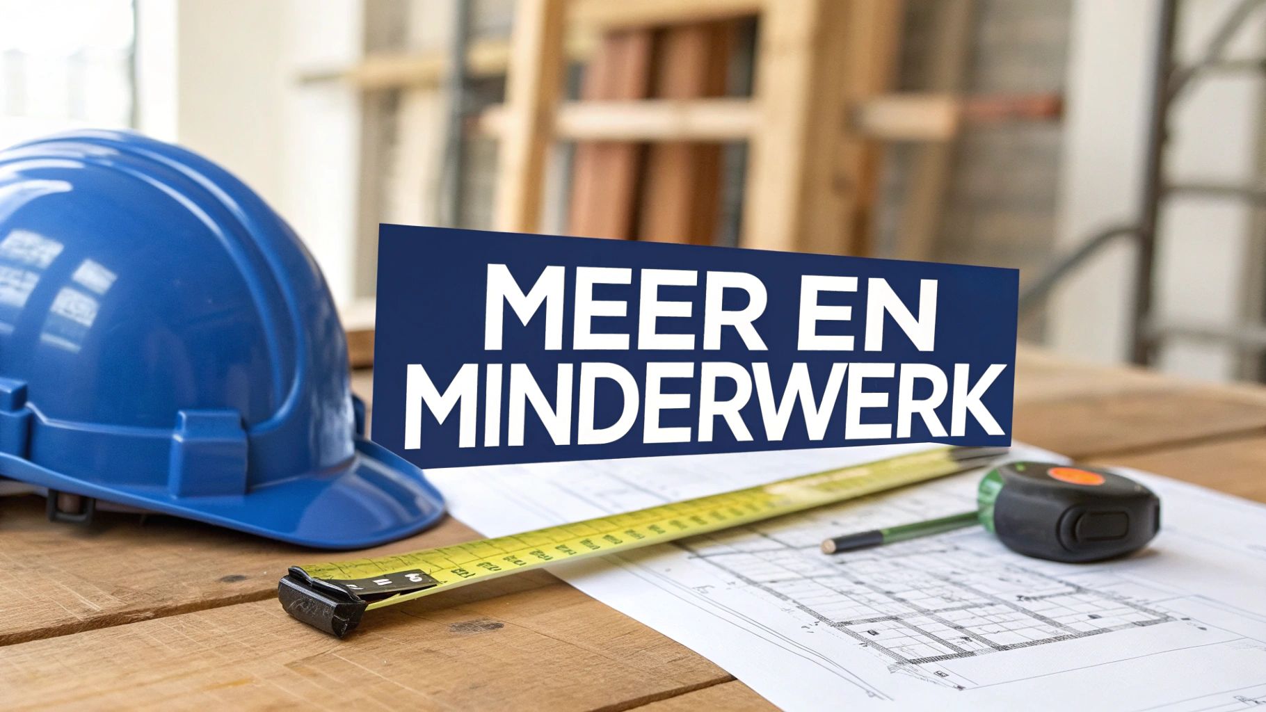 Meer en minderwerk in de bouw praktisch uitgelegd