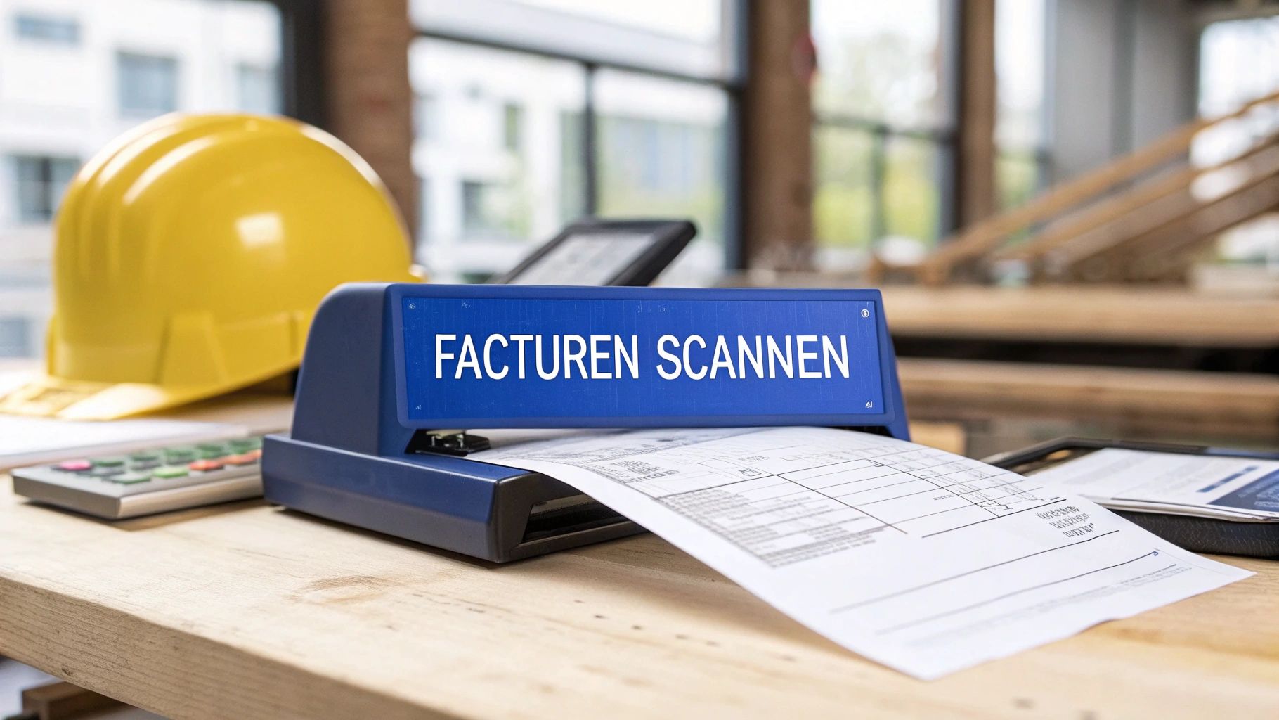Scannen van facturen in de bouw eenvoudig en snel
