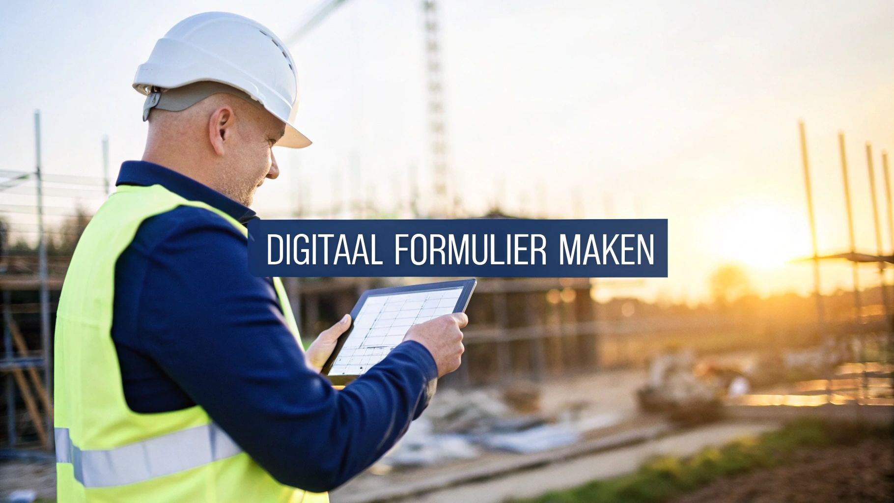 Een digitaal formulier maken voor de bouw