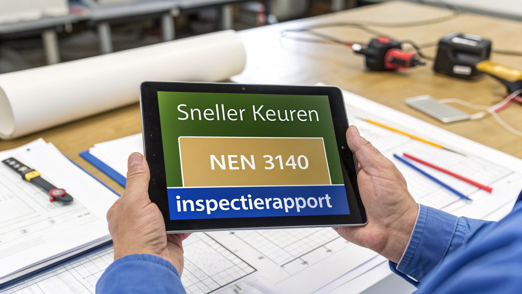 Sneller keuren met NEN 3140 inspectierapport software