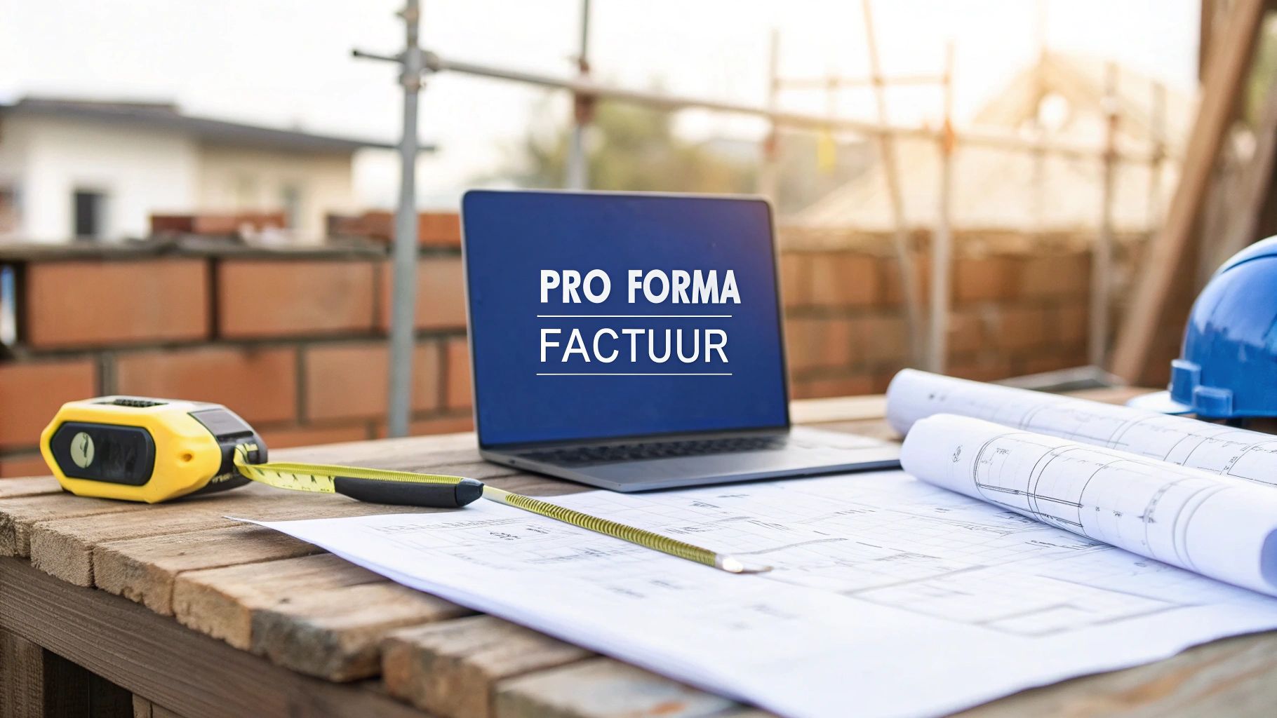 Pro forma factuur voorbeeld voor de bouw