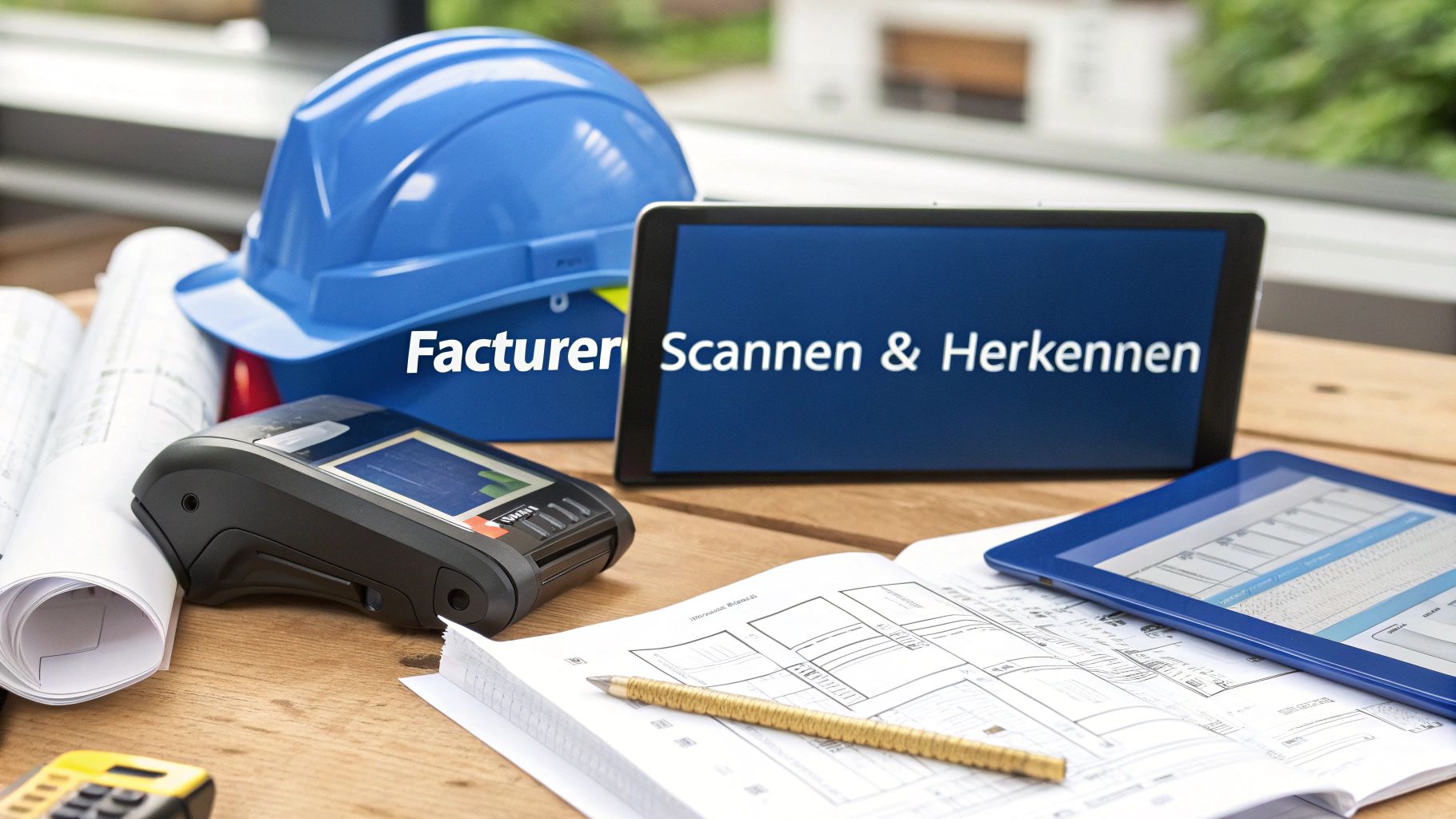 Facturen scannen en herkennen eenvoudig voor bouwbedrijven, renovatiebedrijven en aannemers