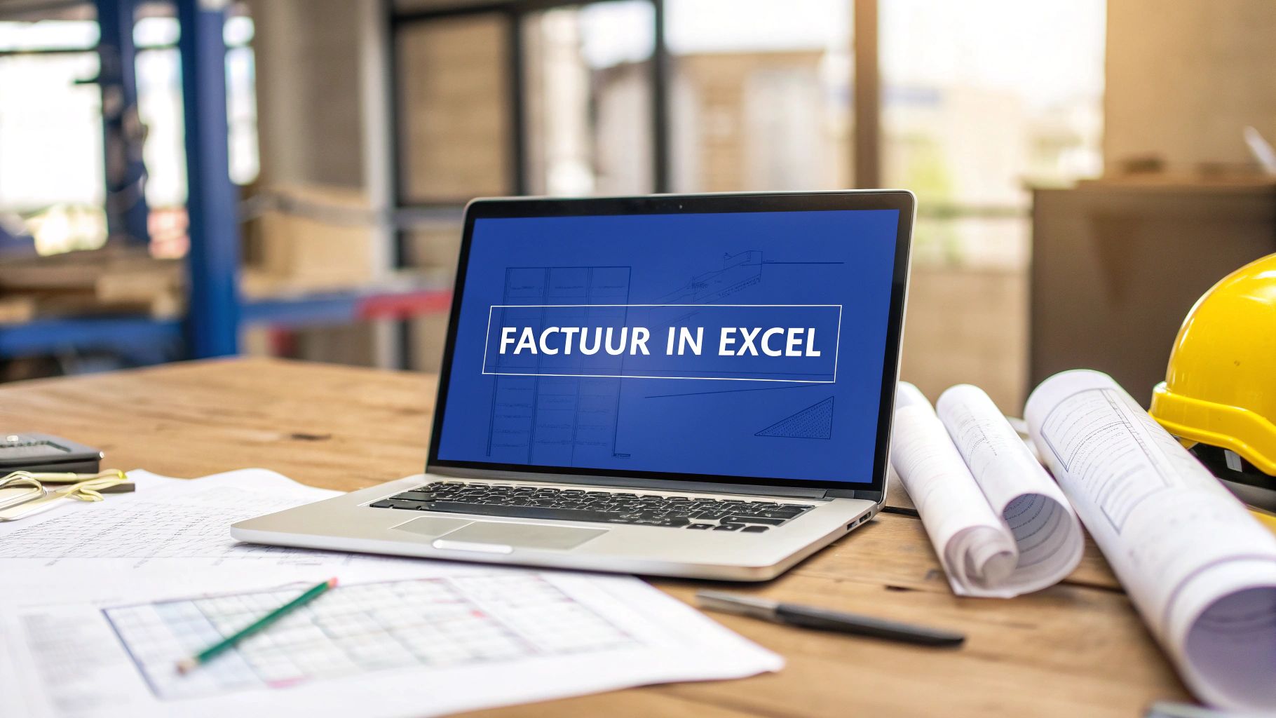 Een factuur maken met Excel in de bouw
