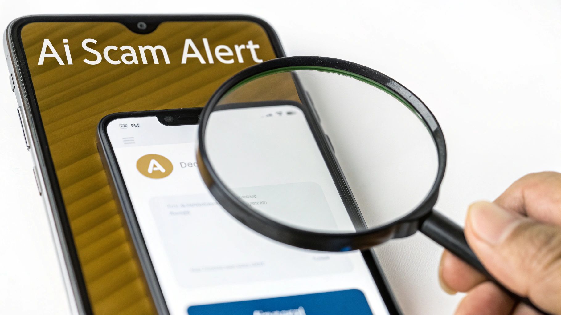 An image illustrating digital security and AI threats