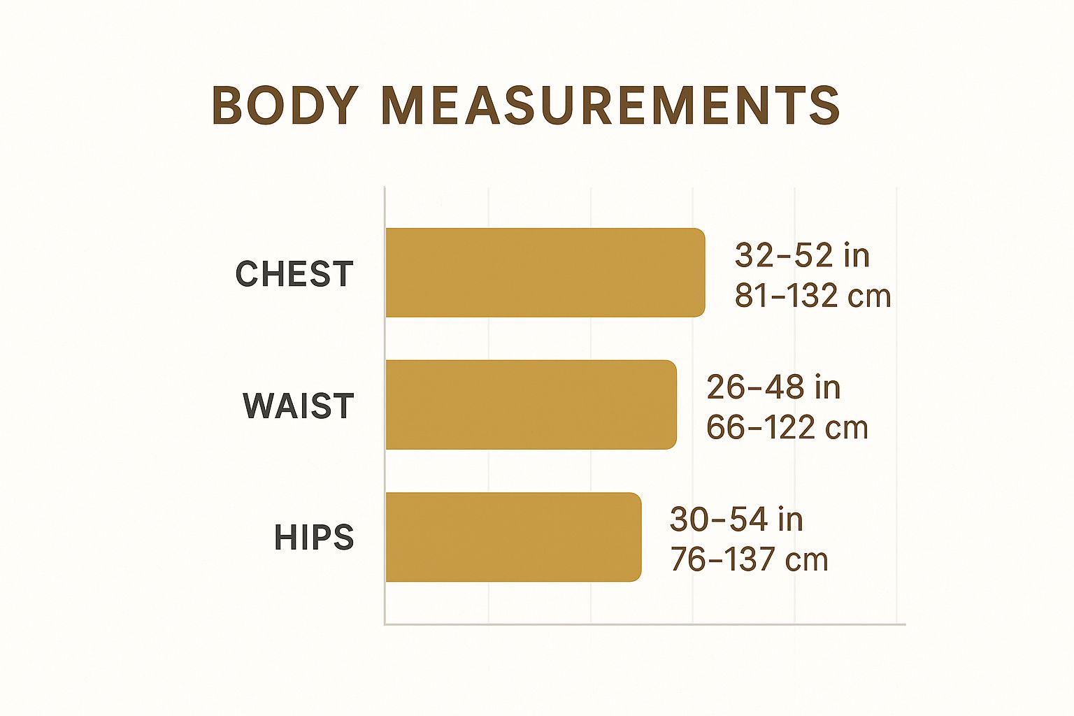 Infographic about unisex hoodie size chart