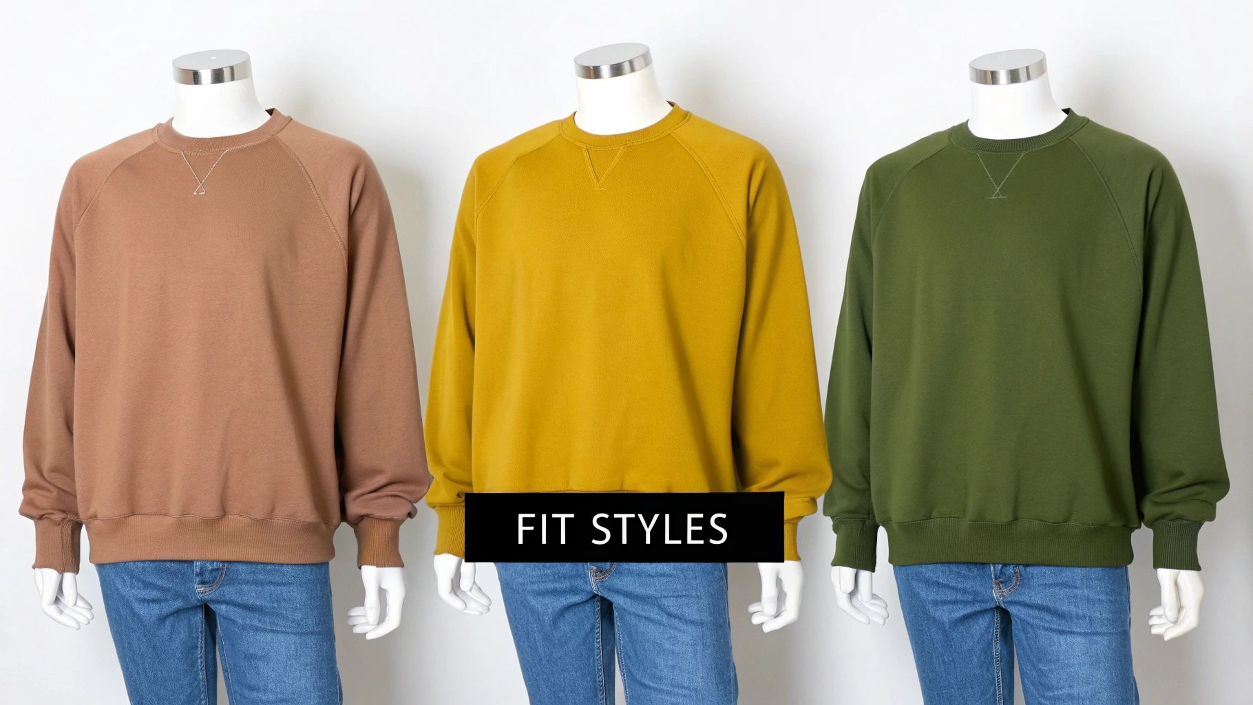 A person wearing a stylish unisex sweatshirt.