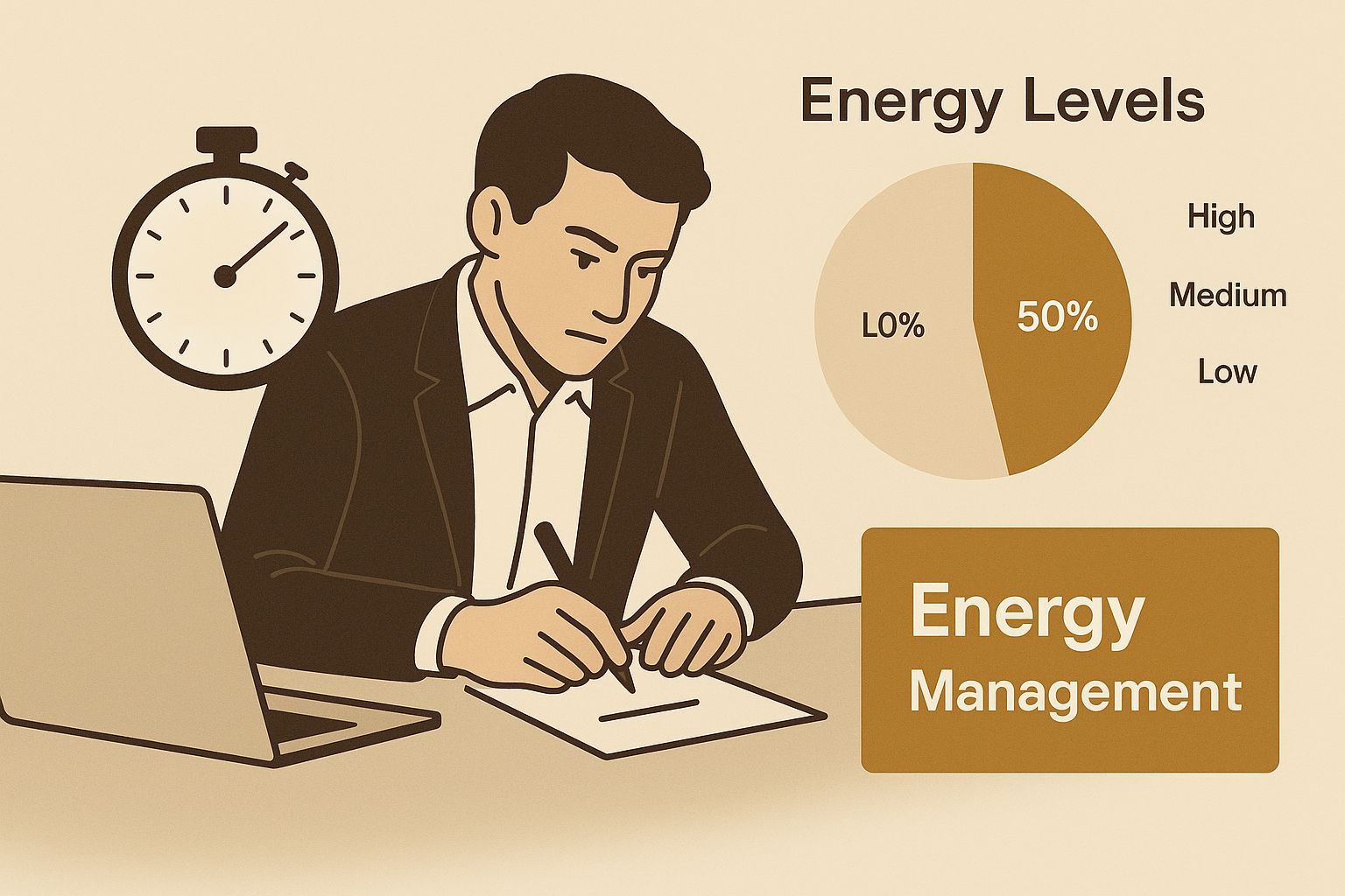 Infographic about how to maintain work life balance