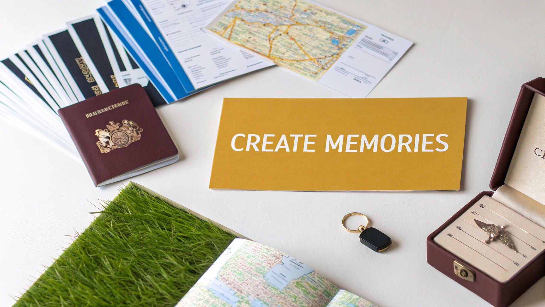 A woman happily unboxing a Christmas gift while sitting by a festive tree.