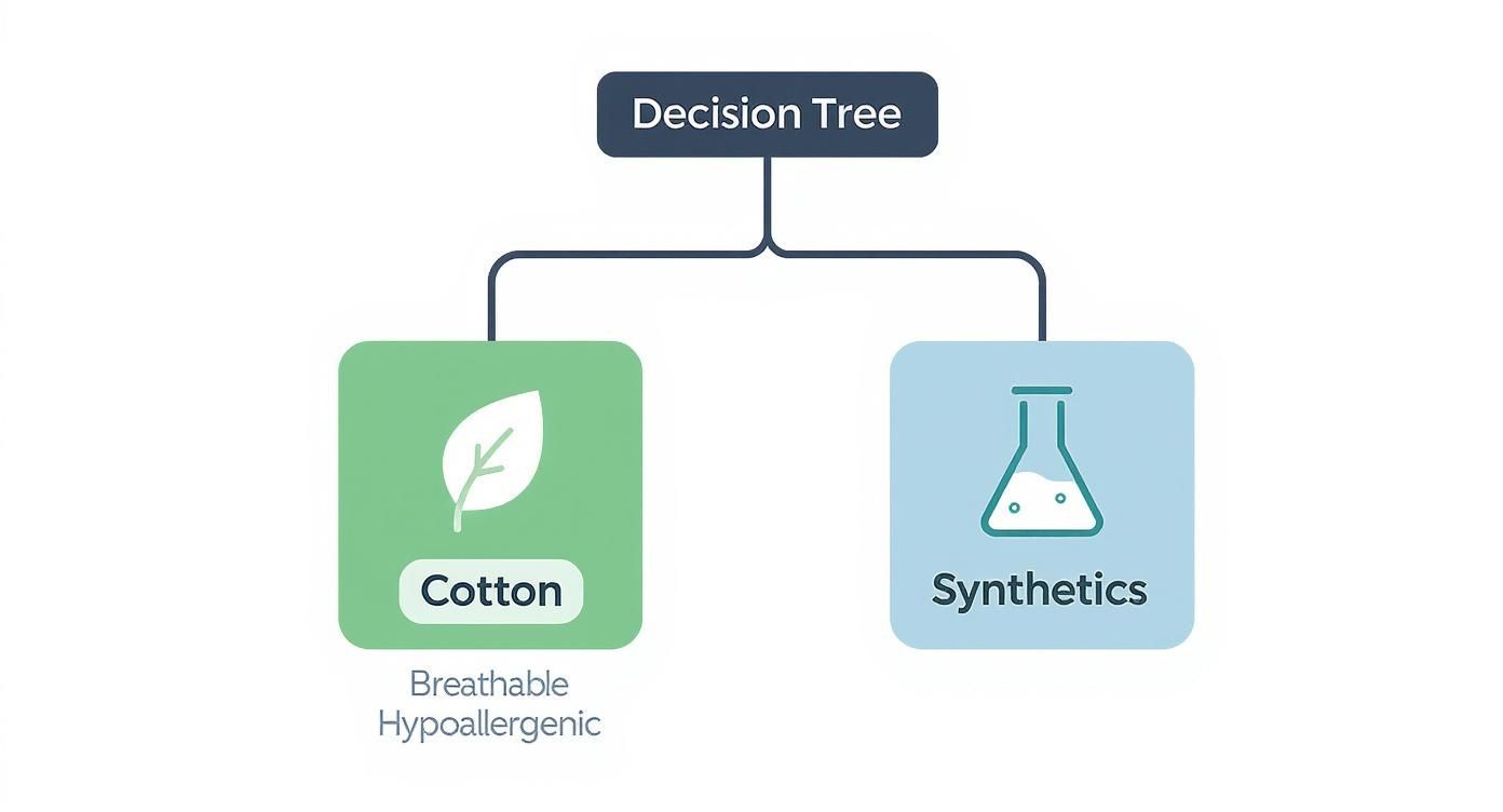 Infographic about 100 cotton nightshirts