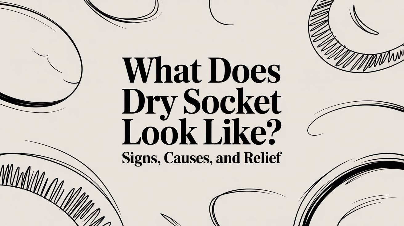 What does dry socket look like? Signs, Causes, and Relief