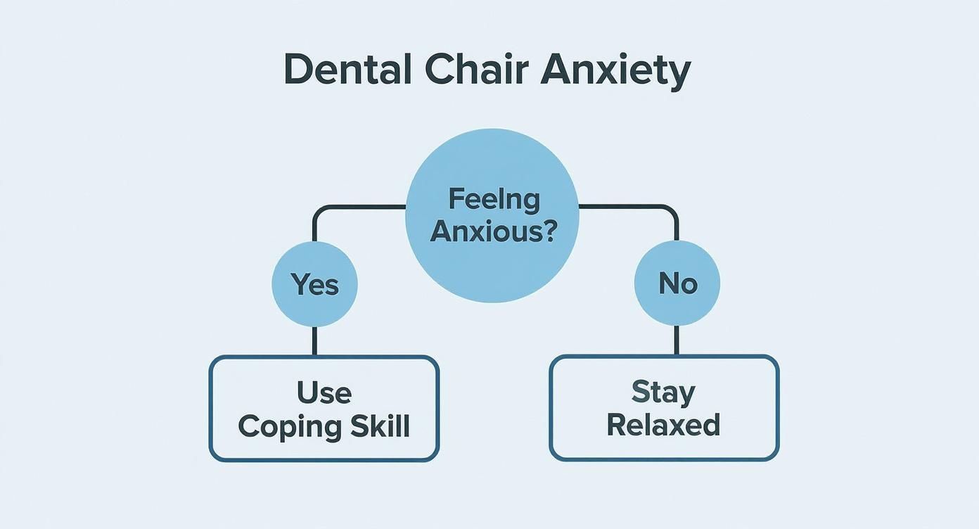 Infographic about how to overcome dental anxiety