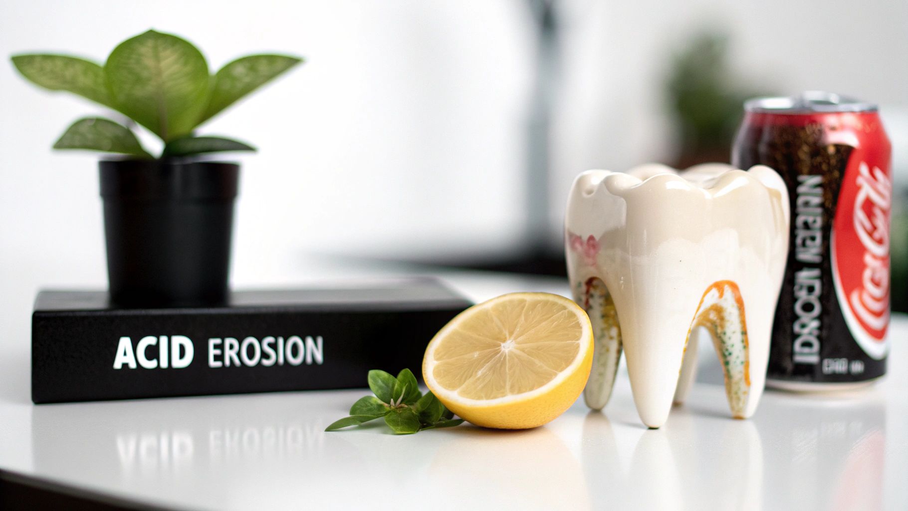 A person drinking a beverage from a glass with a straw.