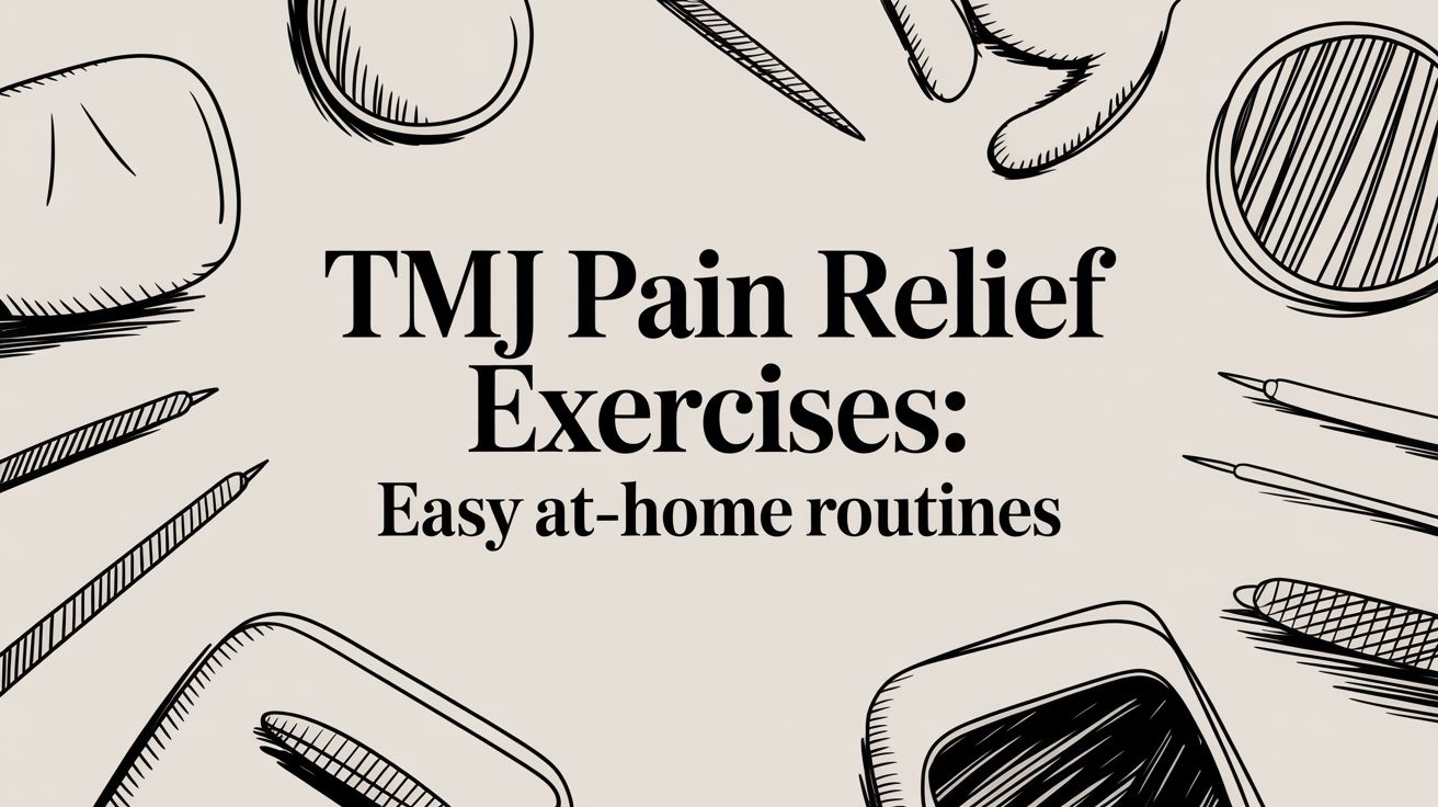 TMJ Pain Relief Exercises: An Actionable At-Home Guide