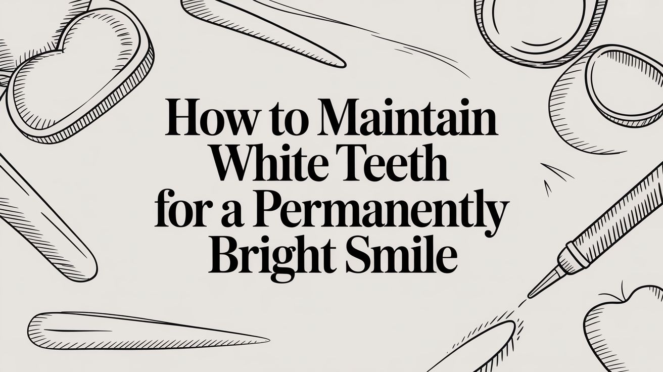 How to Maintain White Teeth for a Permanently Bright Smile