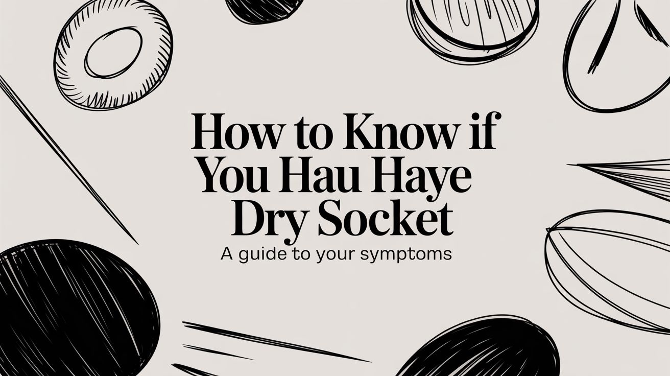 How to Know If You Have Dry Socket: A Guide to Your Symptoms