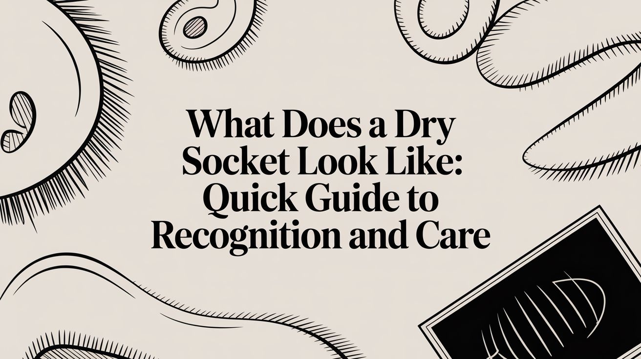What does a dry socket look like: An Actionable Guide to Recognition and Care