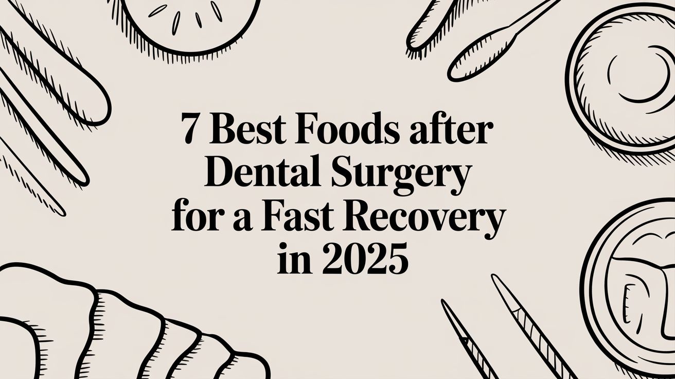 7 Best Foods After Dental Surgery for a Fast Recovery in 2025
