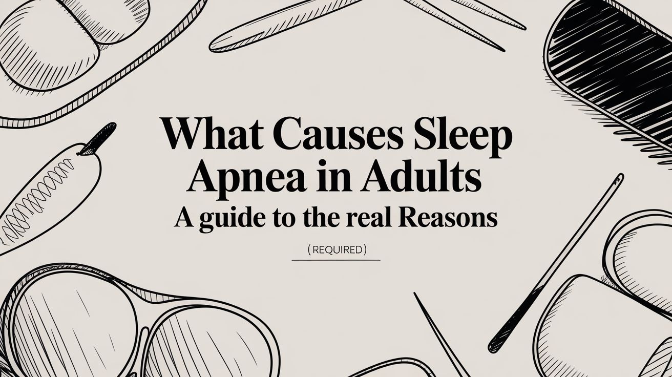 What Causes Sleep Apnea in Adults: A Guide to the Real Reasons