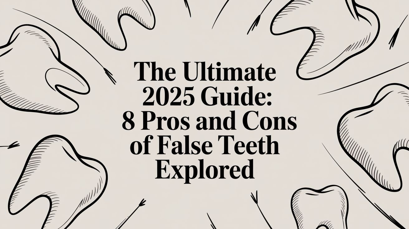 The Ultimate 2025 Guide: 8 Pros and Cons of False Teeth Explored
