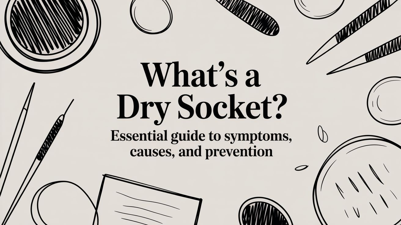 What's a dry socket? An Actionable Guide to Symptoms, Causes, and Prevention