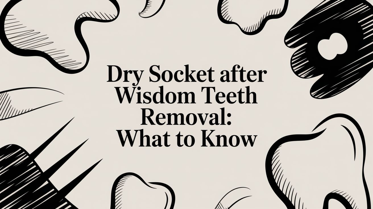 Your Actionable Guide to Dry Socket After Wisdom Teeth Removal