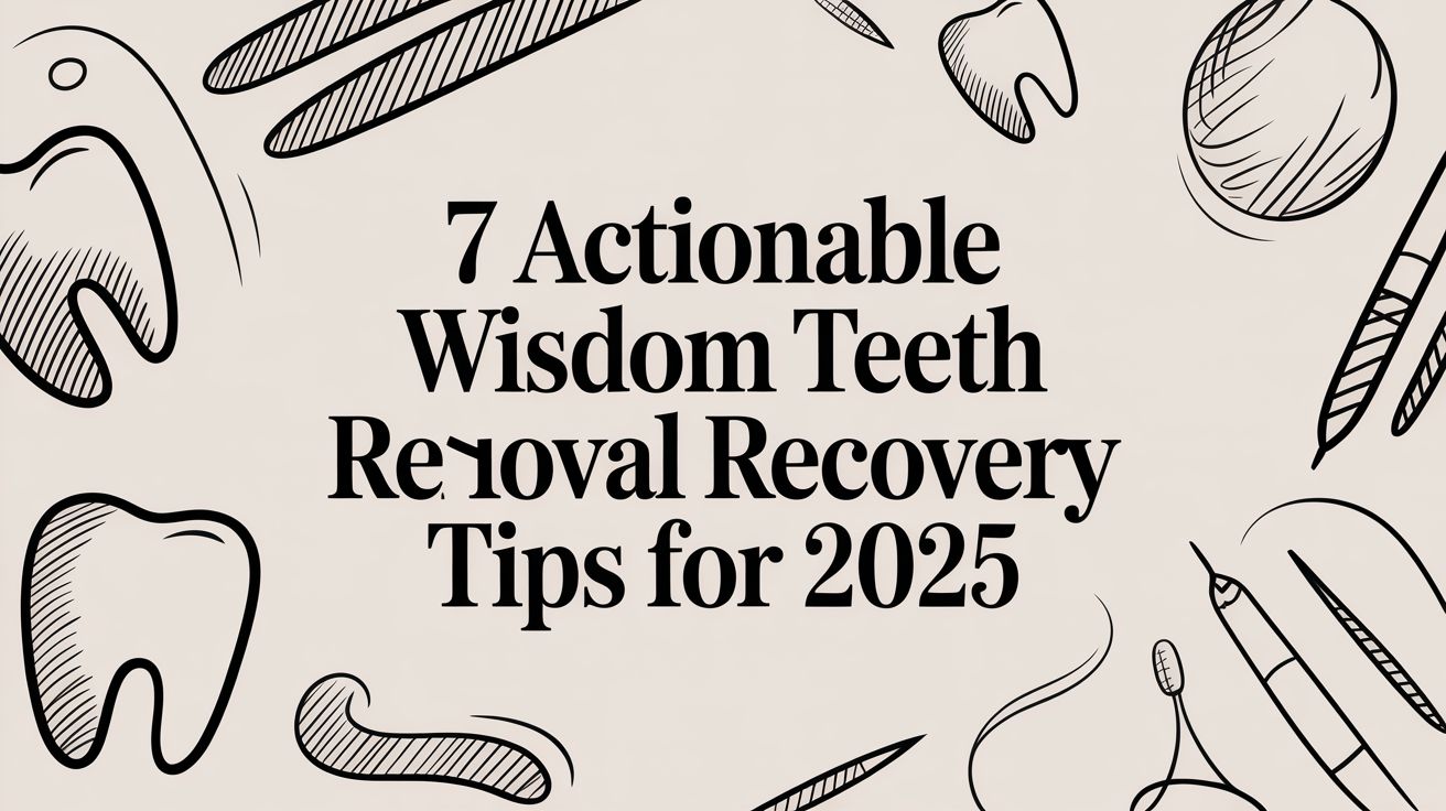 7 Actionable Wisdom Teeth Removal Recovery Tips for 2025