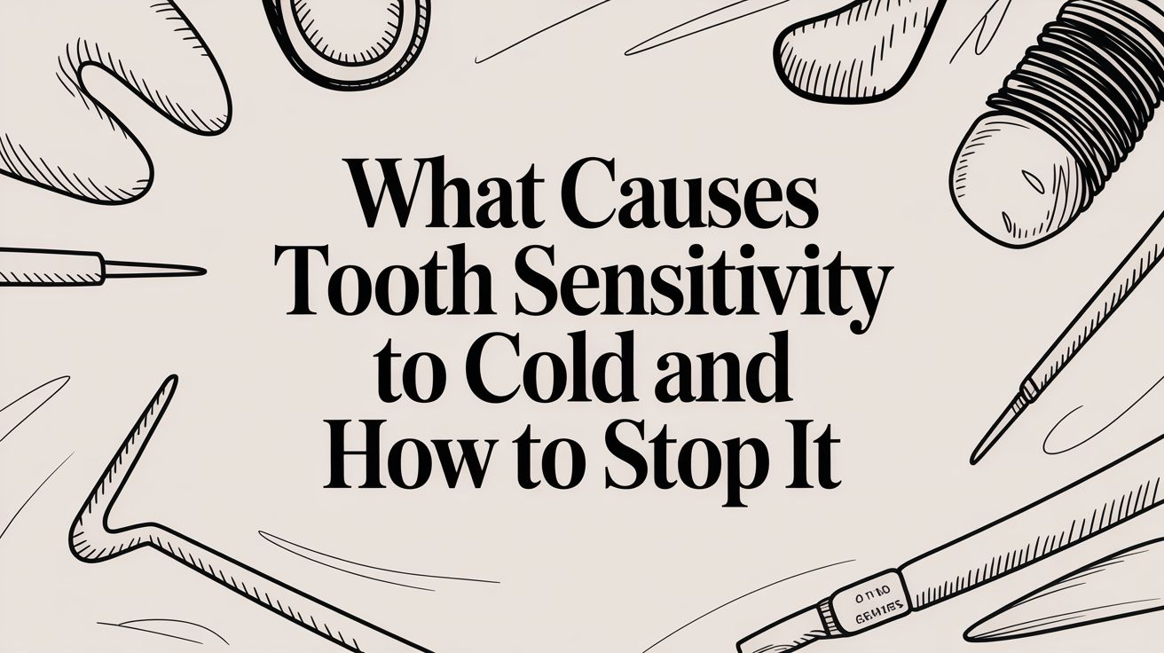 what causes tooth sensitivity to cold and how to stop it