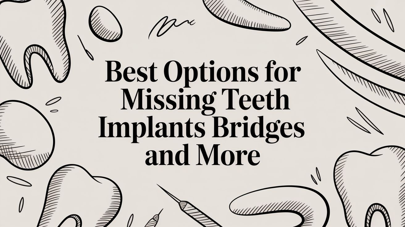 Best Options for Missing Teeth: An Actionable Guide to Implants, Bridges, and Dentures