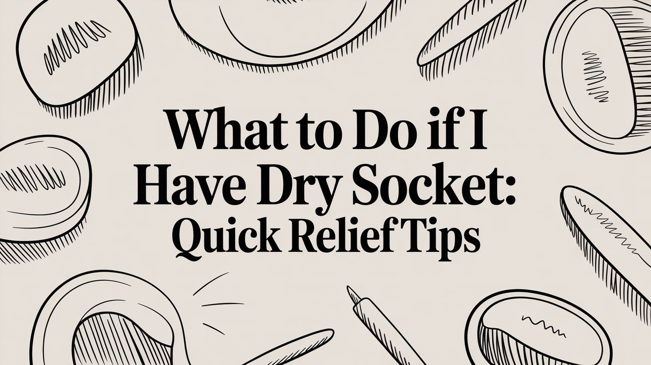 What to Do If I Have Dry Socket: An Actionable Guide