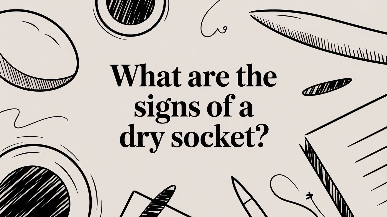 What Are the Signs of a Dry Socket?