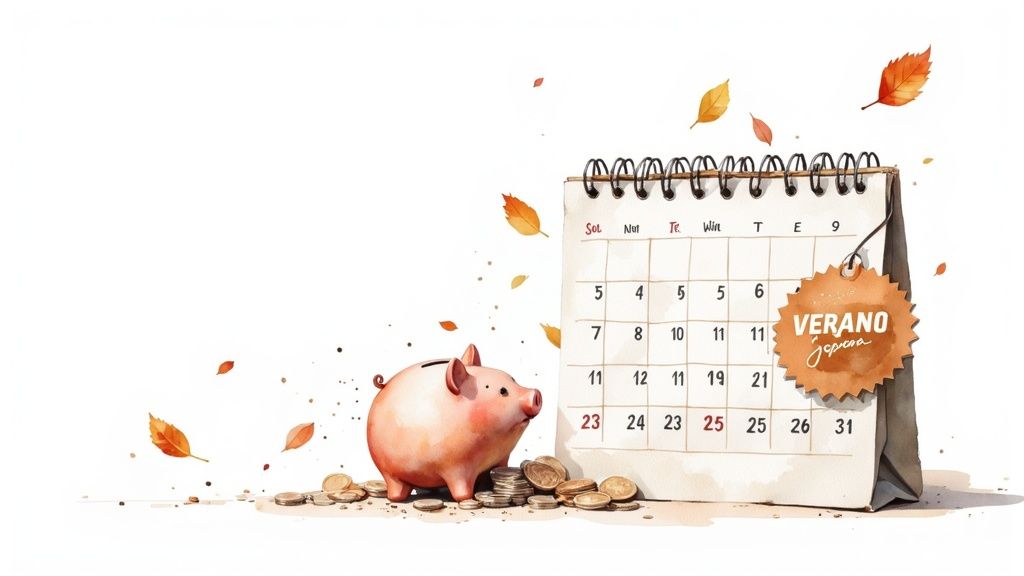 Jóvenes mochileros celebrando en una estación de tren