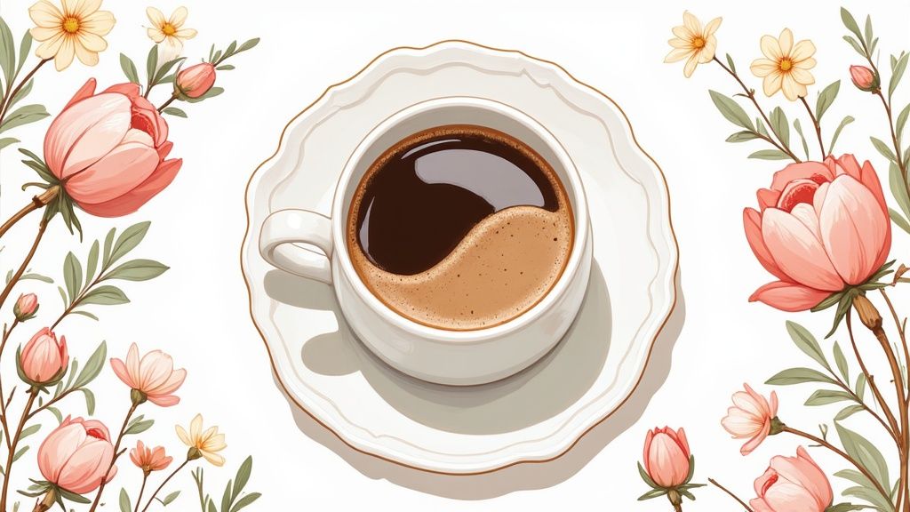 AI editing software showing a product photo with the background removed.