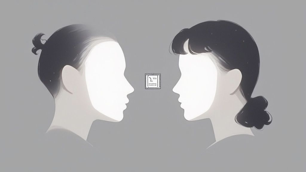 A person using an AI photo enhancer on a tablet to fix a blurry image.