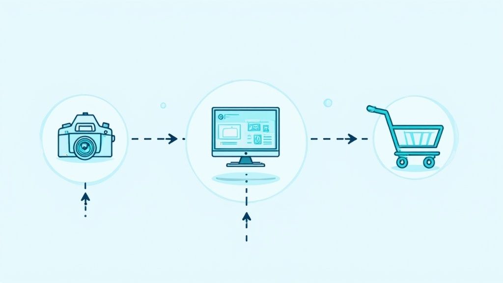 Image about market growth of ecommerce photo editing service