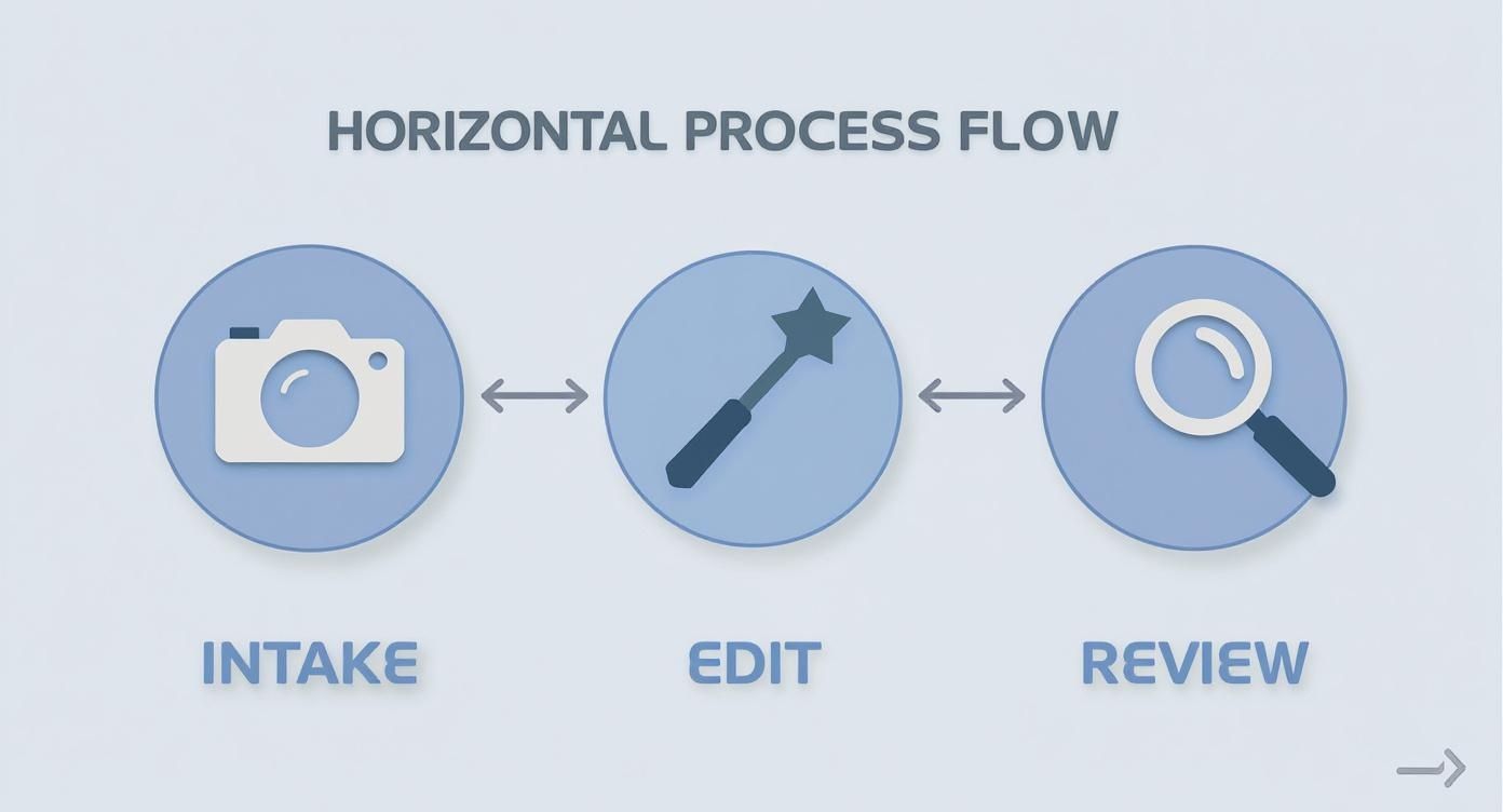 Infographic about image editing for ecommerce