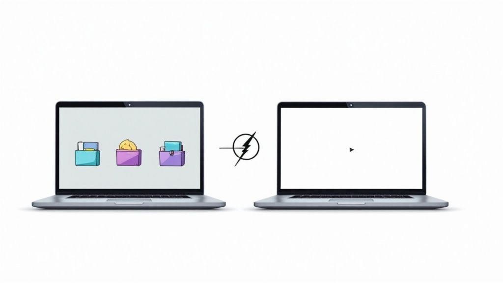 A product image being transformed by AI to have a clean white background.