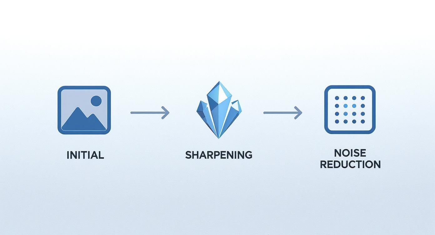 Infographic about clean up photos