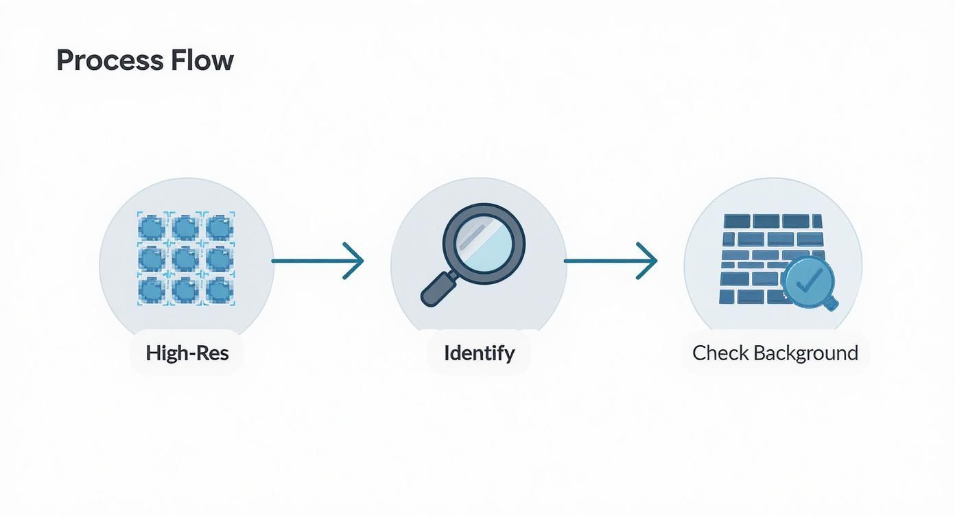 Infographic about removing unwanted objects from photos