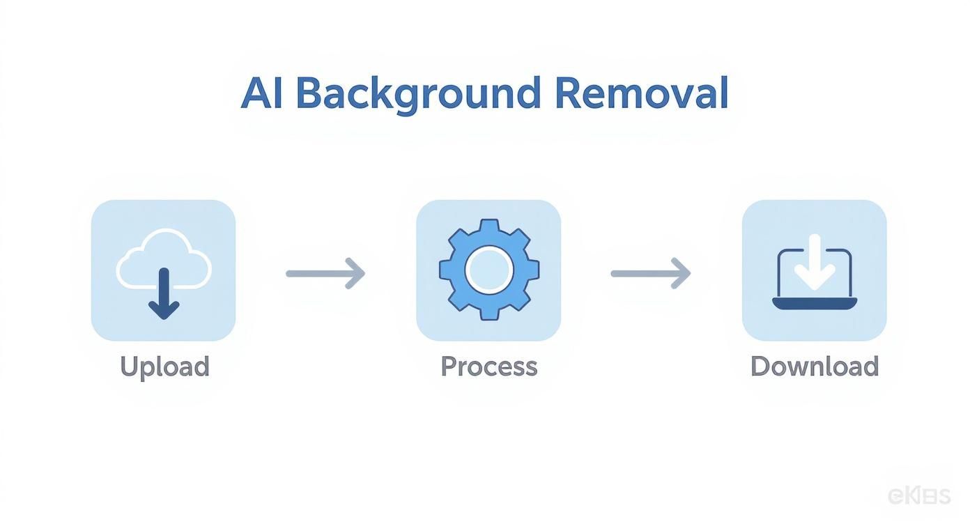 Infographic about how to make transparent background