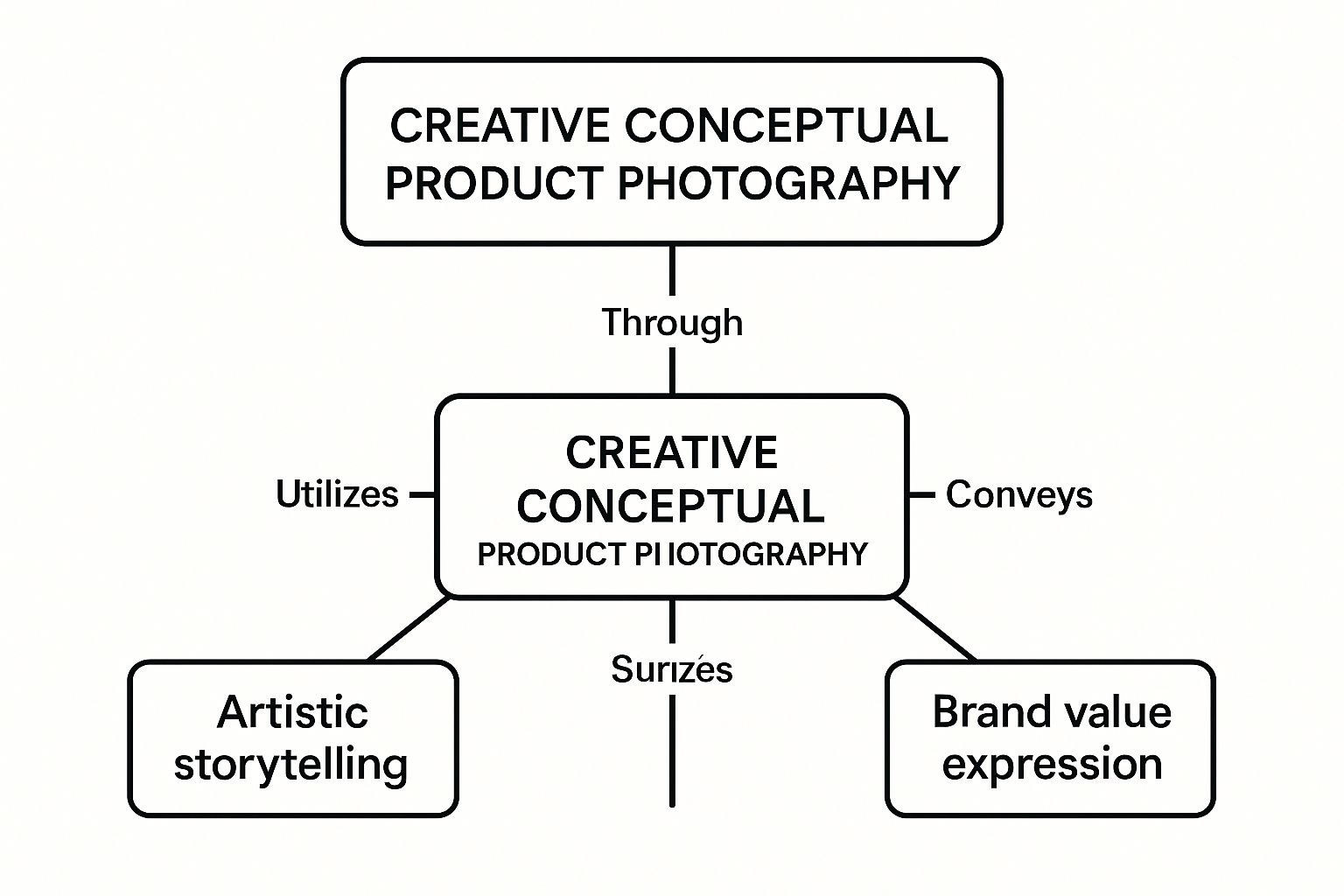 Infographic showing key data about Creative Conceptual Product Photography