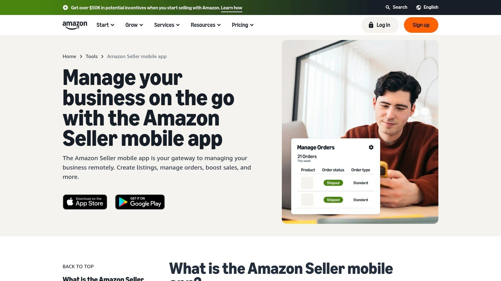 Amazon Seller (mobile app)