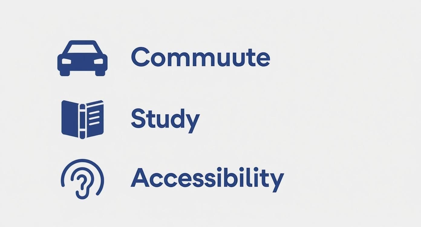 Infographic about pdf to audio