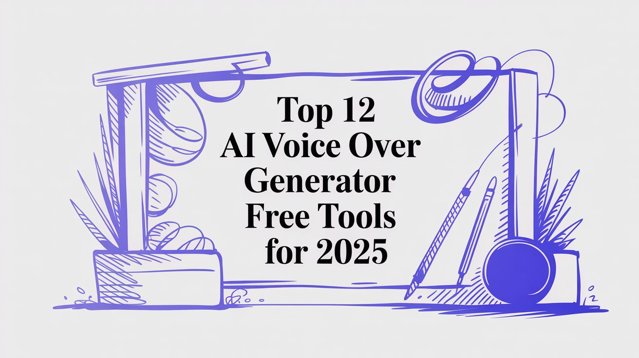 Top 12 AI Voice Over Generator Free Tools for 2025 blog post