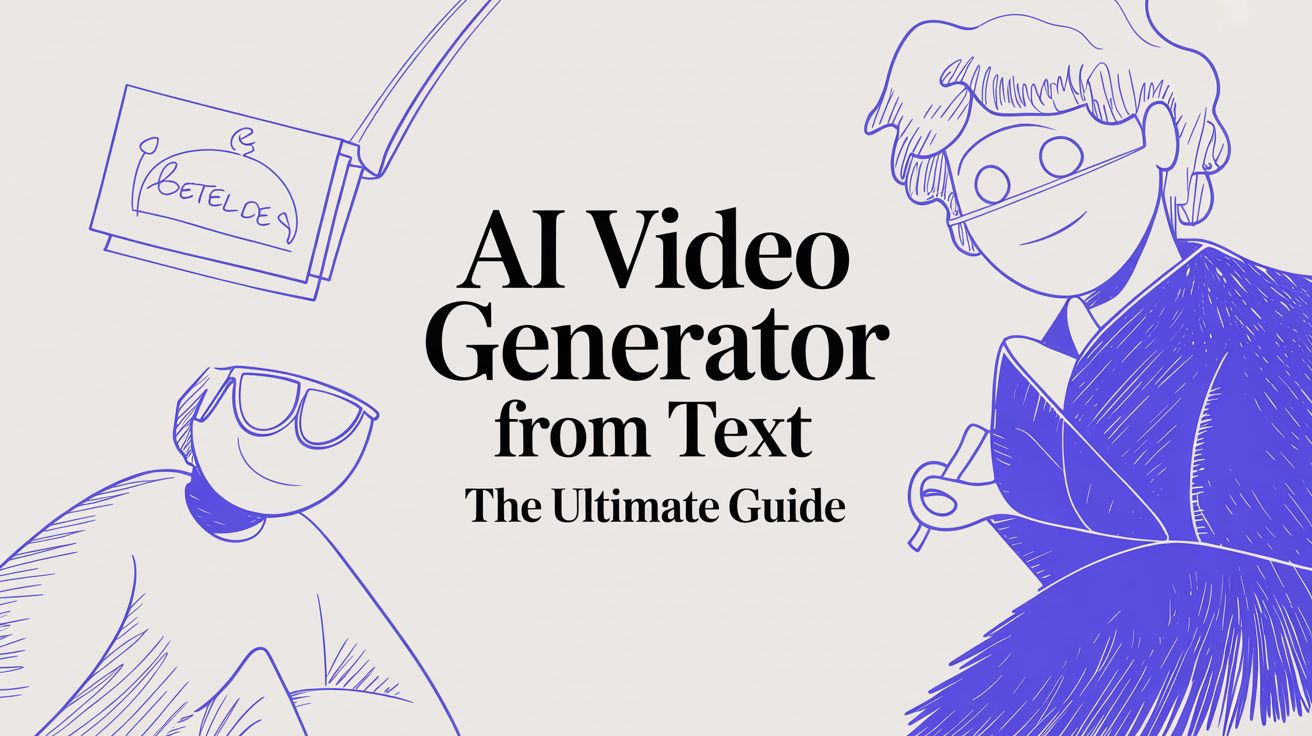 Cover for AI Video Generator From Text The Ultimate Guide