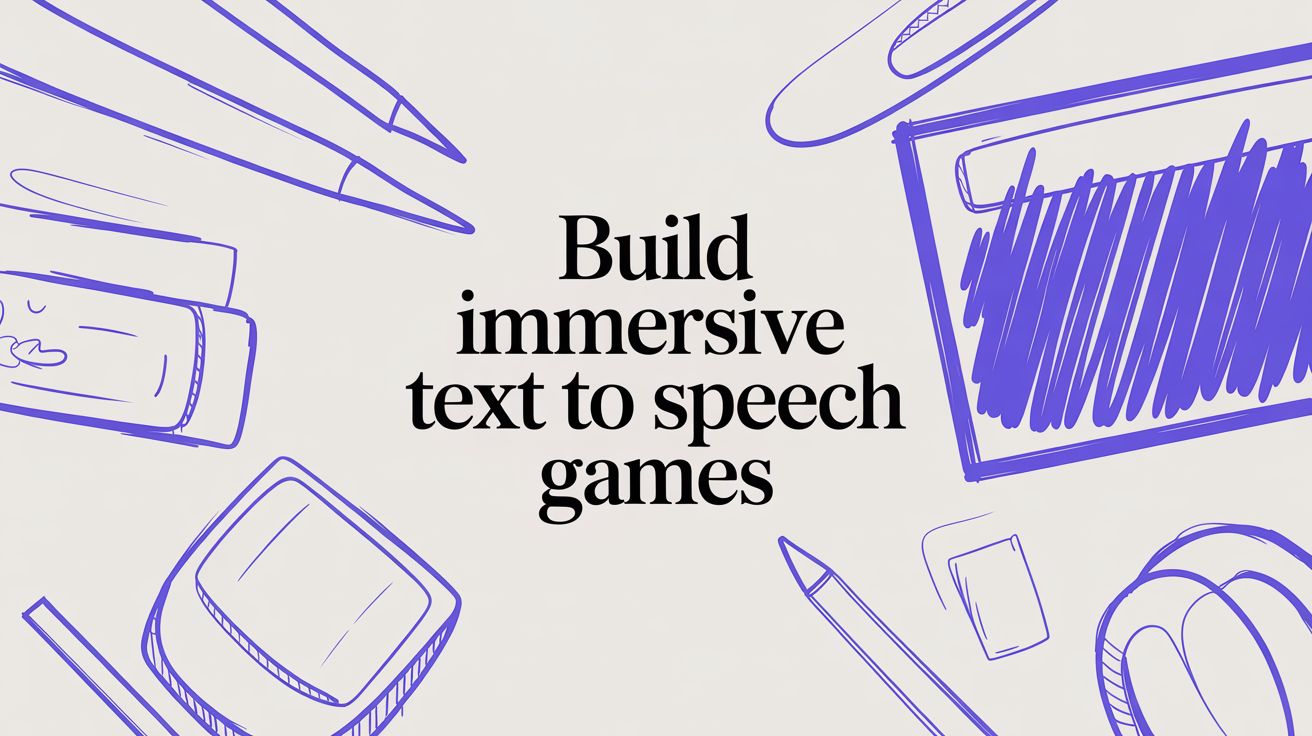 Build Immersive Text to Speech Games blog post