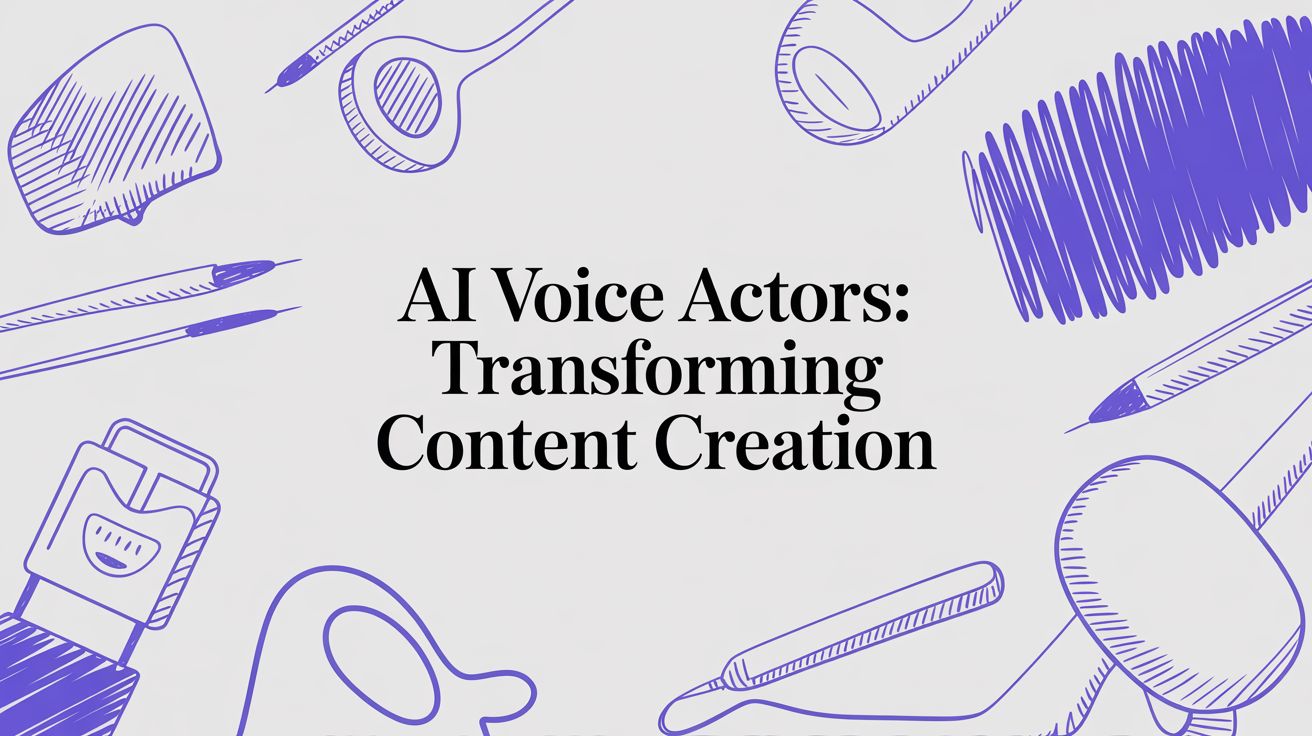AI Voice Actors: A Practical Guide to Transforming Content Creation blog post